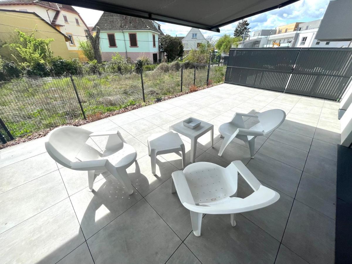 Magnifique 2 Pieces, Tout Equipe, Terrasse Privee Кольмар Экстерьер фото